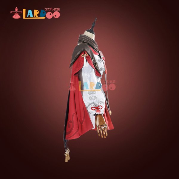 画像8: 原神 Genshin 璃月 胡桃-「残雪に咲く紅」 海灯祭2025 新コスチューム コスプレ衣装 (8)