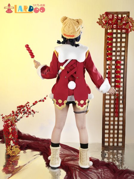 画像3: 原神 Genshin 璃月 香菱-「大つごもりの歓声」 海灯祭2025 新コスチューム コスプレ衣装 (3)