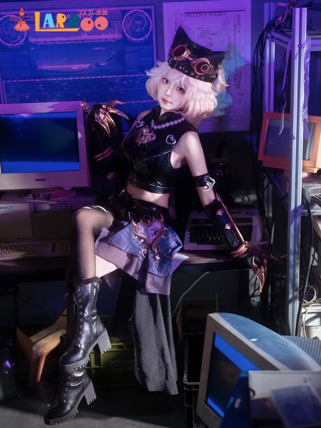 画像3: [在庫あり] 第五人格IdentityV トレイシー・レズニック 機械技師  鍵芯 コスチューム コスプレ衣装 (3)