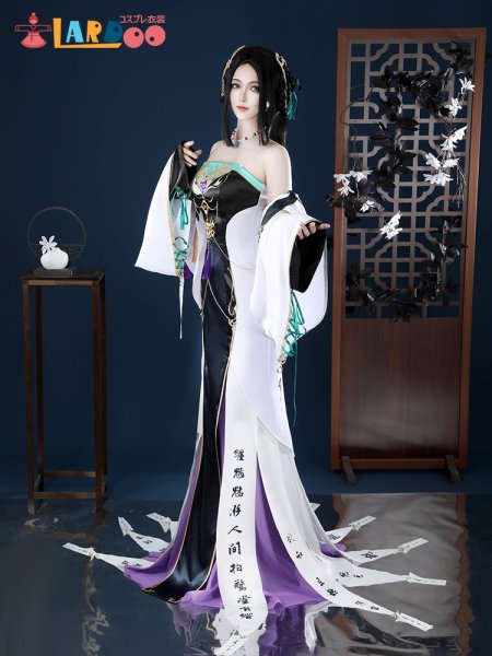 画像2: 無期迷途 コンビクト 玉骨 コスチューム コスプレ衣装 (2)