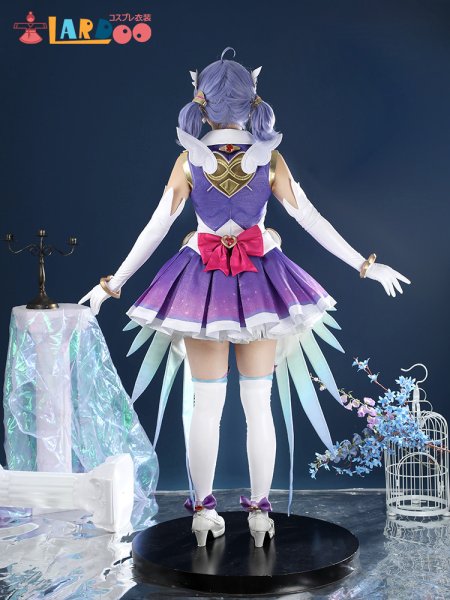 画像4: オーバーウォッチ2 Overwatch OW2 キリコ-Kiriko ハート・パッション 魔法少女スキン コスチューム コスプレ衣装 (4)