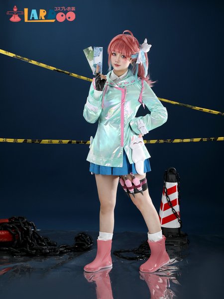 画像3: オーバーウォッチ2  OW2  キリコ  Kiriko レインコートスキン コスチューム コスプレ衣装 (3)