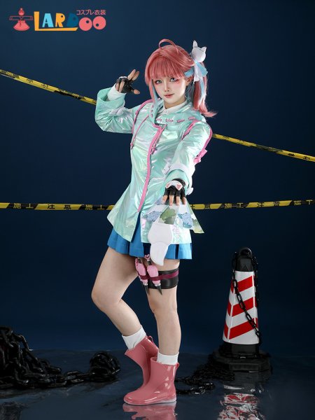 画像4: オーバーウォッチ2  OW2  キリコ  Kiriko レインコートスキン コスチューム コスプレ衣装 (4)