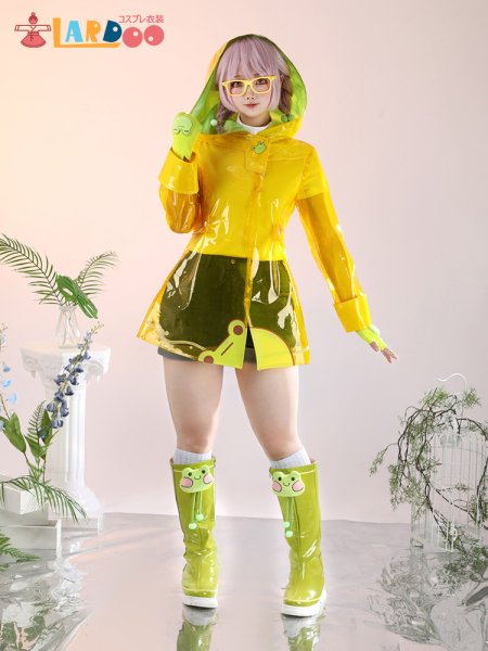 画像5: オーバーウォッチ2  Overwatch  OW2  メイ レインコートスキン コスチューム コスプレ衣装 (5)