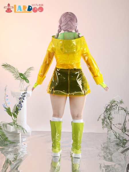 画像6: オーバーウォッチ2  Overwatch  OW2  メイ レインコートスキン コスチューム コスプレ衣装 (6)