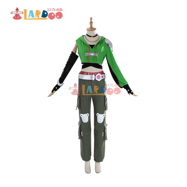 画像6: オーバーウォッチ2  ow2  イラリー  Illari 「LE SSERAFIM」コラボ コスチューム コスプレ衣装 (6)