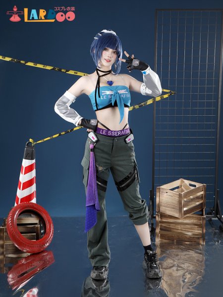 画像2: オーバーウォッチ2  ow2  ハナ・ソング  D.Va「LE SSERAFIM」コラボ コスチューム コスプレ衣装 (2)
