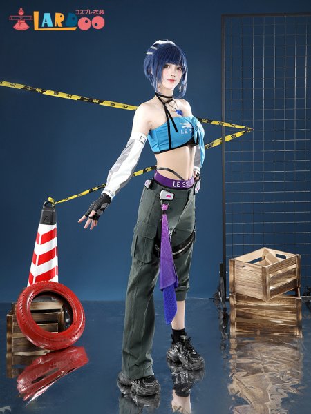 画像3: オーバーウォッチ2  ow2  ハナ・ソング  D.Va「LE SSERAFIM」コラボ コスチューム コスプレ衣装 (3)