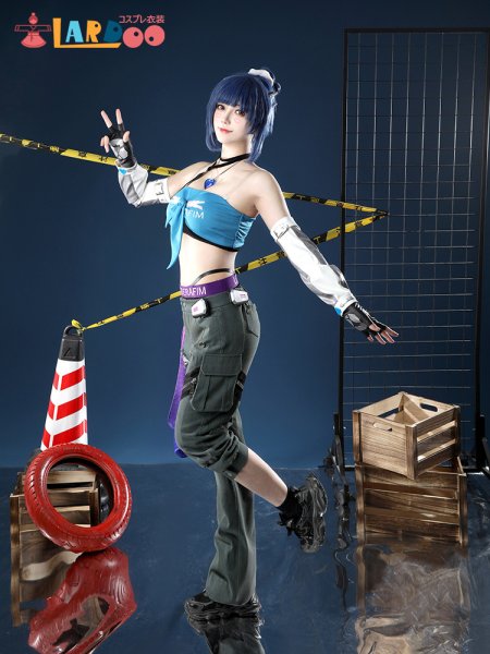 画像4: オーバーウォッチ2  ow2  ハナ・ソング  D.Va「LE SSERAFIM」コラボ コスチューム コスプレ衣装 (4)