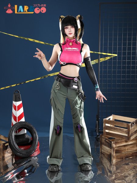 画像2: オーバーウォッチ2  ow2  ジュノ  Juno 「LE SSERAFIM」コラボ コスチューム コスプレ衣装 (2)