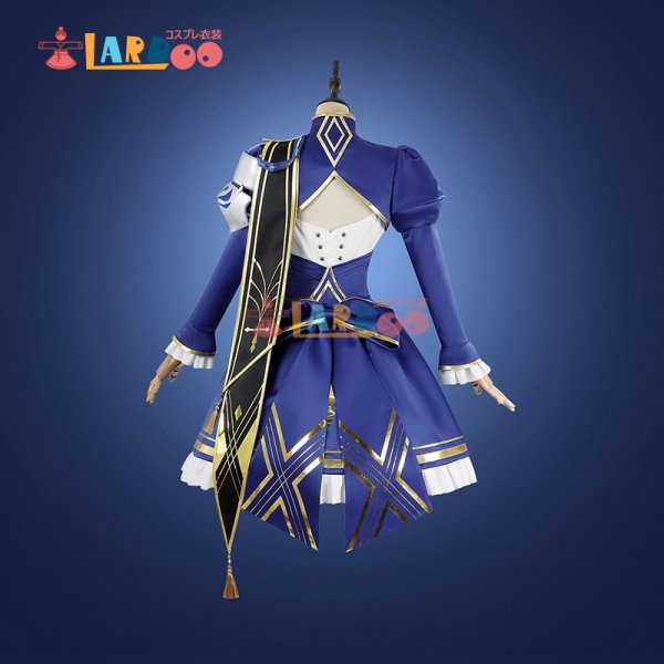 画像5: 崩壊:スターレイル×Fate_UBWコラボ  セイバー  Saber コスチューム コスプレ衣装/ウィッグ/靴 (5)