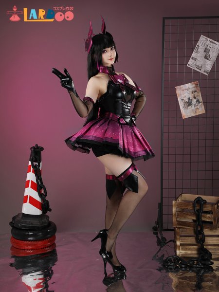 画像4: オーバーウォッチ2  ow2  D.Va 「ノクターナ」 ホロウ・ハート 魔法少女スキン コスチューム コスプレ衣装 (4)