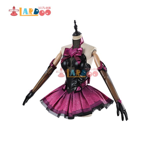 画像7: オーバーウォッチ2  ow2  D.Va 「ノクターナ」 ホロウ・ハート 魔法少女スキン コスチューム コスプレ衣装 (7)