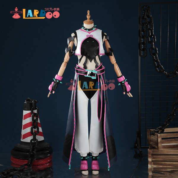 画像7: 「オーバーウォッチ 2」×「ストリートファイター6」 コラボ  キリコ-「ジュリ」 コスチューム コスプレ衣装 (7)