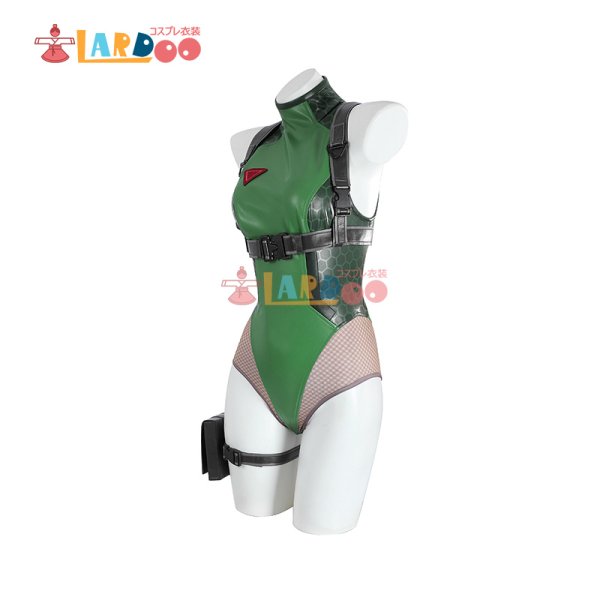 画像8: 「オーバーウォッチ 2」×「ストリートファイター6」 コラボ  ウィドウメイカー -「 キャミィ」 Cammy コスチューム コスプレ衣装 (8)