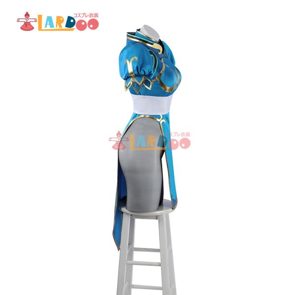 画像9: 「オーバーウォッチ 2」×「ストリートファイター6」 コラボ  春麗-「ジュノ」 コスチューム コスプレ衣装 (9)