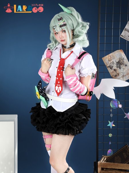 画像2: ゼンレスゾーンゼロ ゼンゼロ 「妄想エンジェル」 千夏ラミエル コスチューム コスプレ衣装 (2)