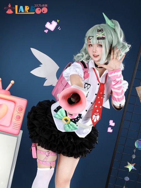 画像3: ゼンレスゾーンゼロ ゼンゼロ 「妄想エンジェル」 千夏ラミエル コスチューム コスプレ衣装 (3)