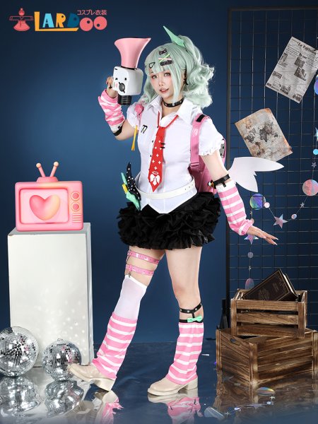 画像4: ゼンレスゾーンゼロ ゼンゼロ 「妄想エンジェル」 千夏ラミエル コスチューム コスプレ衣装 (4)