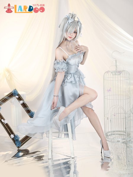 画像2: 勝利の女神：NIKKE  ニケ シンデレラ 「ガラスのプリンセス」コスチューム コスプレ衣装 (2)