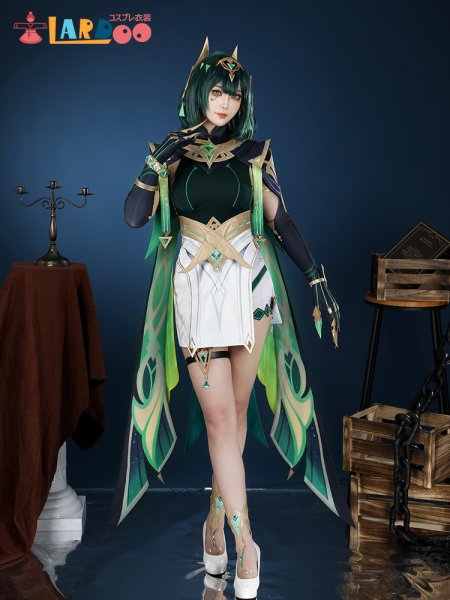 画像2: 原神 Genshin ナド・クライ ネフェル Nefer コスチューム コスプレ衣装/ウィッグ (2)