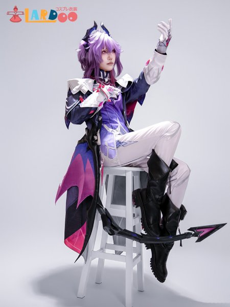 画像5: 原神 Genshin モンド ドゥリン Durin コスプレ衣装  翼付き コスチューム  (5)