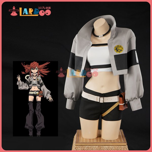画像1: ガチアクタ リヨウ Riyo コスチューム コスプレ衣装 (1)