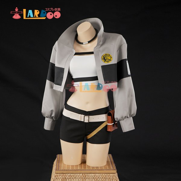 画像2: ガチアクタ リヨウ Riyo コスチューム コスプレ衣装 (2)