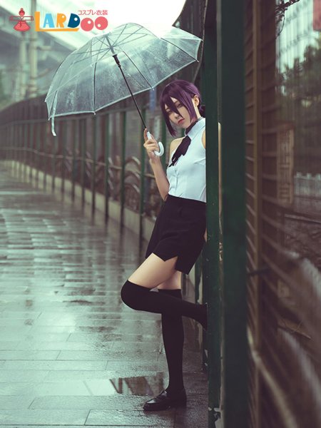 画像3: チェンソーマン レゼ コスチューム コスプレ衣装 (3)