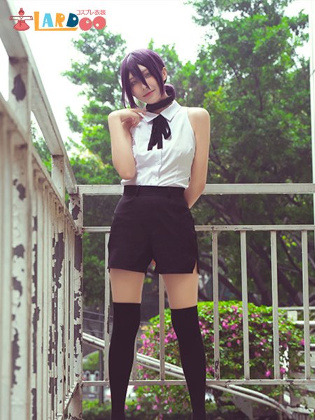 画像5: チェンソーマン レゼ コスチューム コスプレ衣装 (5)