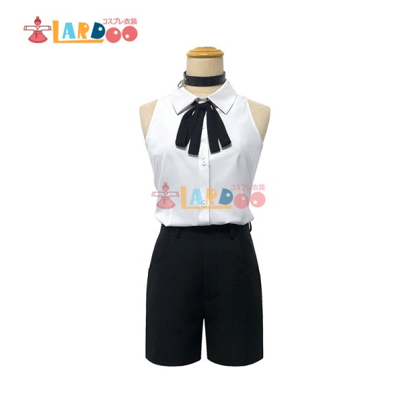 画像6: チェンソーマン レゼ コスチューム コスプレ衣装 (6)