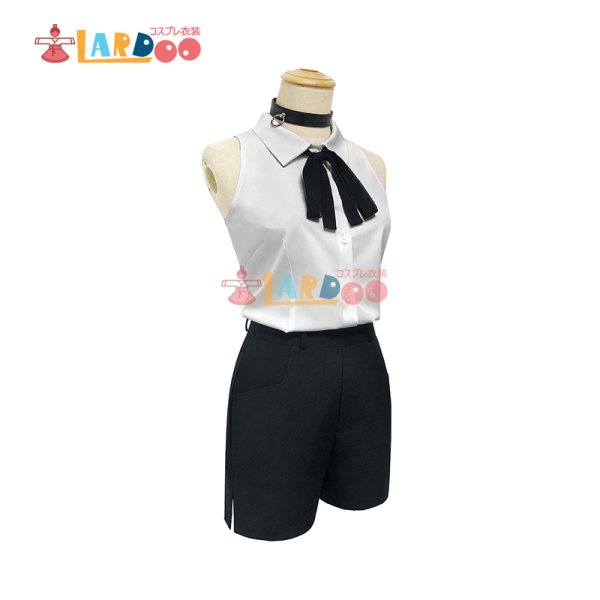 画像8: チェンソーマン レゼ コスチューム コスプレ衣装 (8)