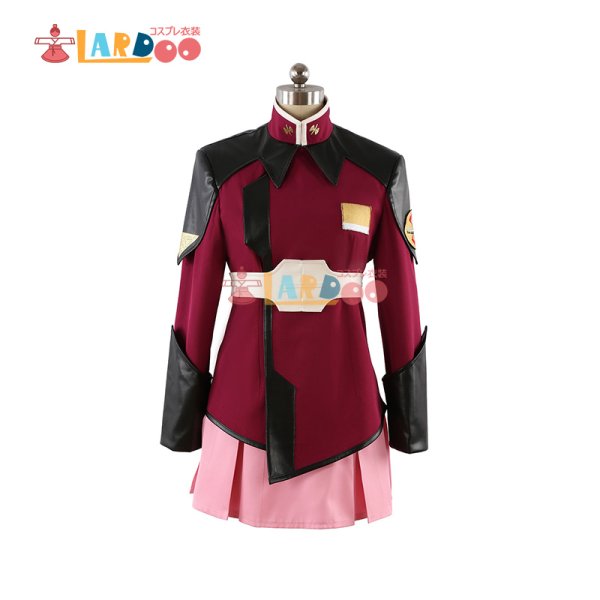 画像2: 機動戦士ガンダムSEED クルーゼ隊制服 ルナマリア·ホーク コスチューム コスプレ衣装 (2)