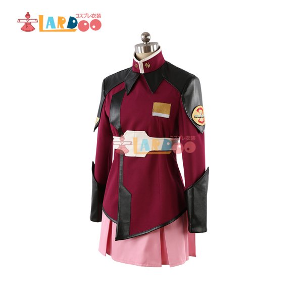 画像3: 機動戦士ガンダムSEED クルーゼ隊制服 ルナマリア·ホーク コスチューム コスプレ衣装 (3)