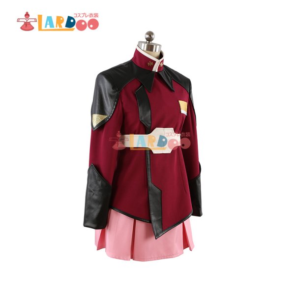 画像4: 機動戦士ガンダムSEED クルーゼ隊制服 ルナマリア·ホーク コスチューム コスプレ衣装 (4)