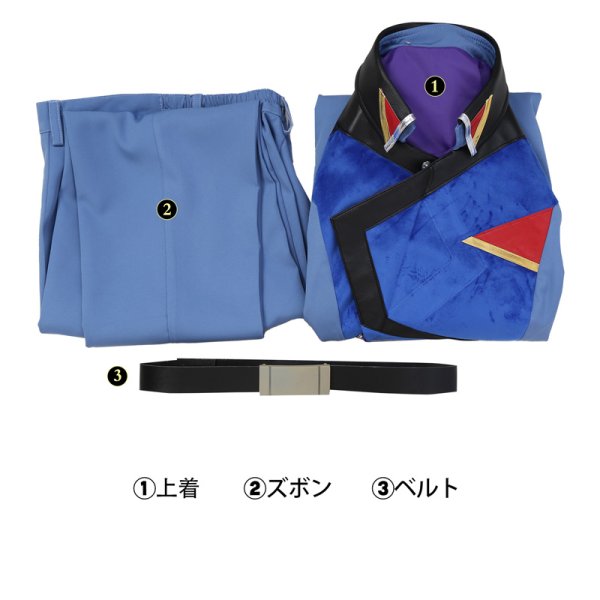 画像6: 機動戦士ガンダムSEED FREEDOM  ムウ・ラ・フラガ  コスチューム コスプレ衣装 (6)