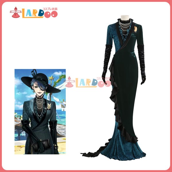 画像1: ツイステッドワンダーランド  ツイステ ジョルジーナ・リーチ  Georgina Leech リーチママ コスチューム コスプレ衣装 (1)