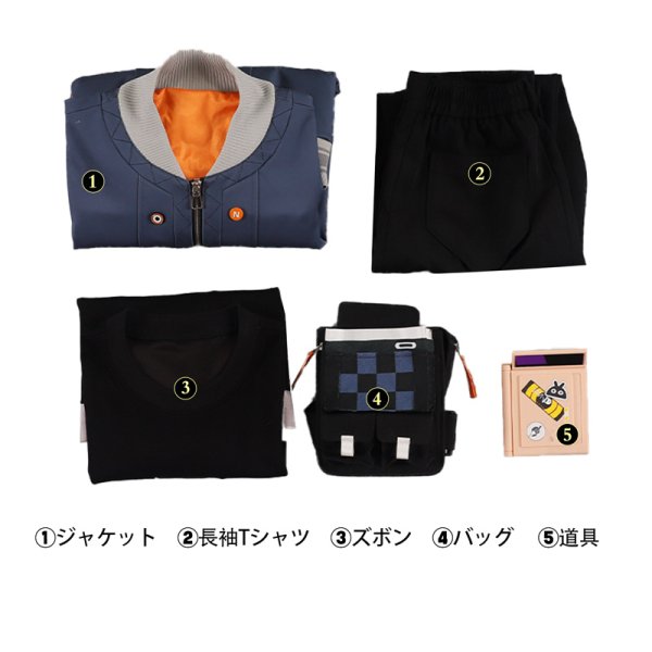 画像4: ゼンレスゾーンゼロ ゼンゼロ ZZZ  プロキシ アキラ  Wise コスチューム コスプレ衣装/ウィッグ (4)