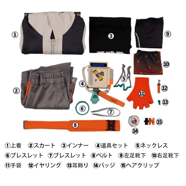 画像4: ゼンレスゾーンゼロ ゼンゼロ ZZZ プロキシ リン Belle コスチューム コスプレ衣装/ウィッグ (4)