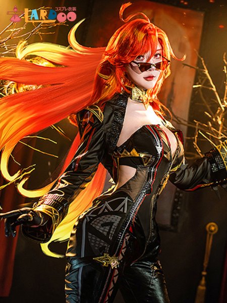 画像7: 原神 Genshin ナタ マーヴィカ-Mavuika コスチューム コスプレ衣装/ウィッグ/靴  (7)