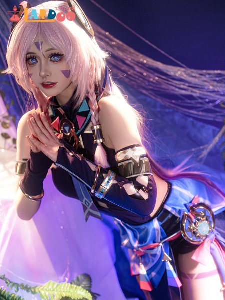 画像9: 原神 Genshin ナタ シトラリ Citlali  コスチューム コスプレ衣装/ウィッグ (9)