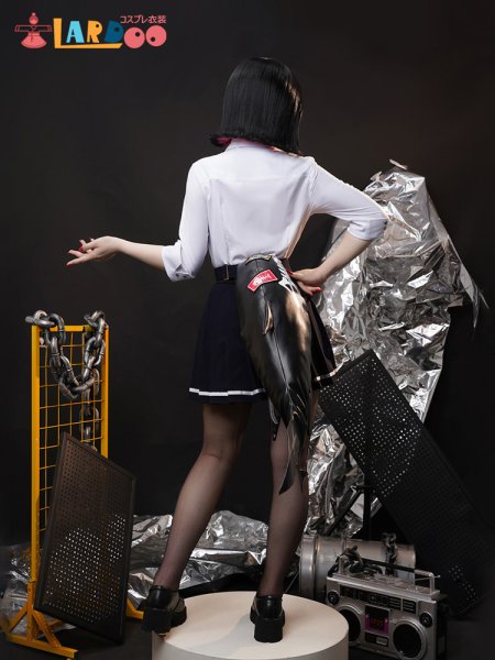 画像4: ゼンレスゾーンゼロ ゼンゼロ ZZZ エレン・ジョー 制服「月曜から金曜まで」 コスチューム コスプレ衣装/ウィッグ (4)