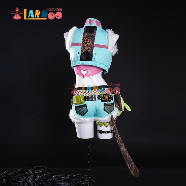 画像2: ゼンレスゾーンゼロ ゼンゼロ ZZZ ニコ・デマラ 「キュートで狡猾」コスチューム コスプレ衣装 (2)