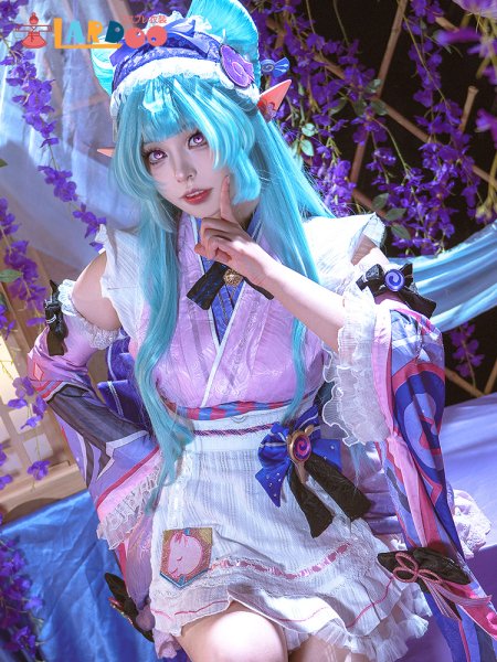 画像4: 原神 Genshin 稲妻 夢見月瑞希-YumemizukiMizuki コスチューム コスプレ衣装/ウィッグ (4)