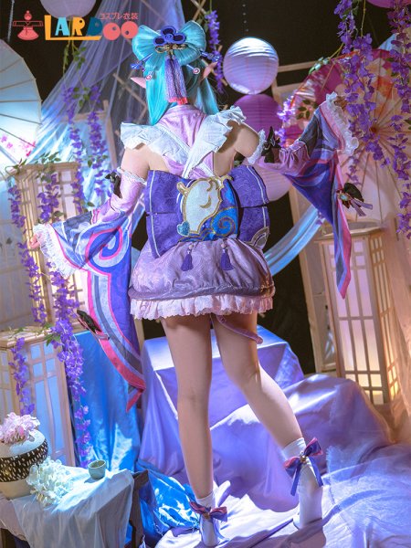 画像9: 原神 Genshin 稲妻 夢見月瑞希-YumemizukiMizuki コスチューム コスプレ衣装/ウィッグ (9)