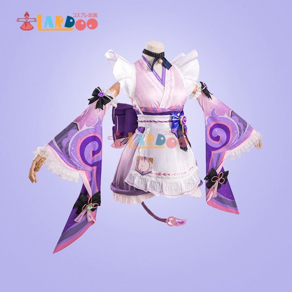 画像14: 原神 Genshin 稲妻 夢見月瑞希-YumemizukiMizuki コスチューム コスプレ衣装/ウィッグ (14)