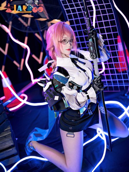 画像3: ンレスゾーンゼロ ゼンゼロ ZZZ 月城柳 対ホロウ6課 改良版 コスチューム コスプレ衣装/ウィッグ/靴 (3)