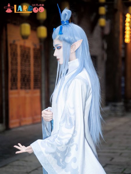 画像5: ナタ（哪吒2）：魔童鬧海 敖丙-ごうへい コスチューム コスプレ衣装/ウィッグ/ブーツ (5)