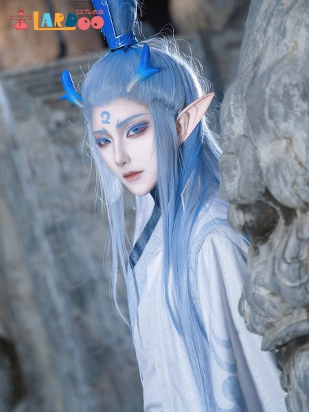 画像6: ナタ（哪吒2）：魔童鬧海 敖丙-ごうへい コスチューム コスプレ衣装/ウィッグ/ブーツ (6)