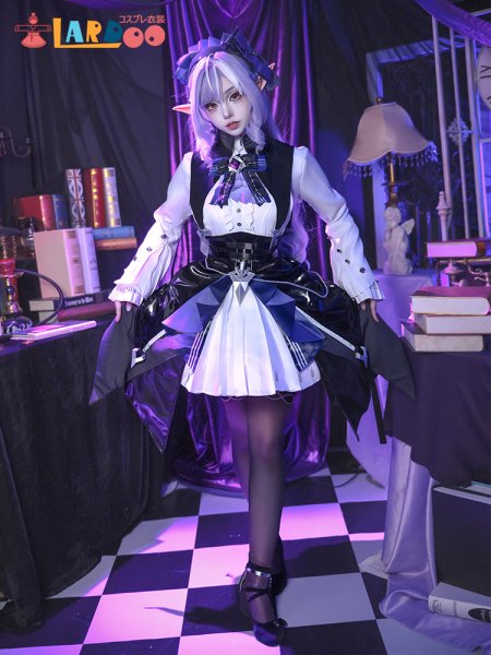 画像2: ゼンレスゾーンゼロ ZZZ ゼンゼロ 「モッキンバード」ビビアン-Vivian  コスチューム コスプレ衣装/ウィッグ/靴 (2)